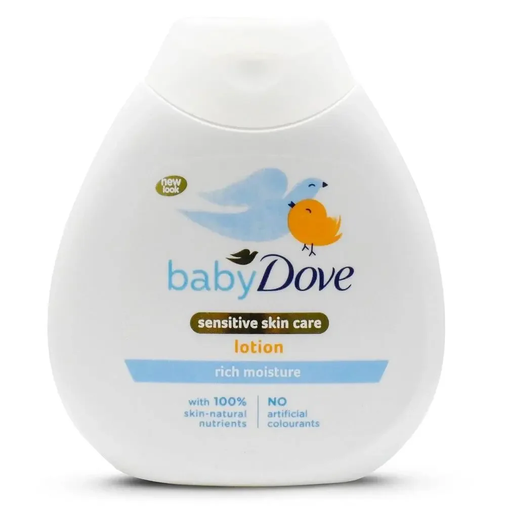 2-Pack Baby Dove Sensitive Skin Care Hypoallergenic Lotion Rich Moisture 6.5oz